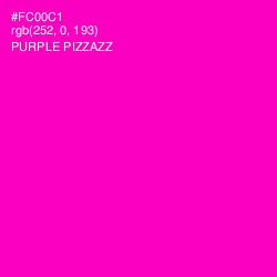 #FC00C1 - Purple Pizzazz Color Image